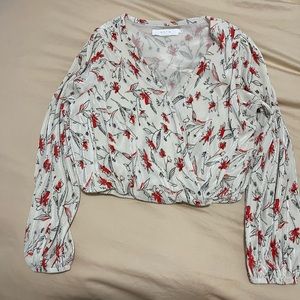 ASTR flower accordion high cut top